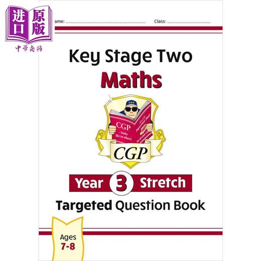 预售 【中商原版】英国CGP KS2 Maths Targeted Question Book: Challenging Maths - Year 3 Stretch 商品图0