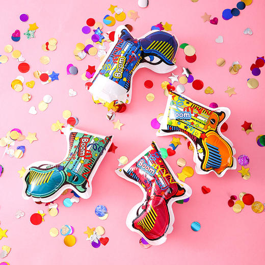 【自动充气❗️创意手枪礼炮】新年派对聚会礼花枪网红充气礼花手枪生日庆祝礼炮出炮率高新年礼盒年货礼盒 商品图1