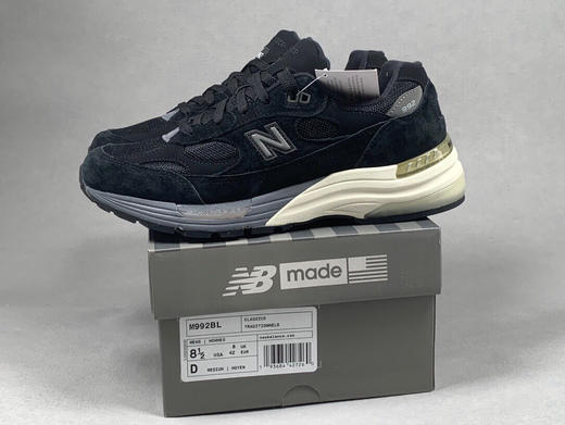 秋冬特惠💰430 纯原版本 # New Balance 992 黑色 复古风格 商品图7