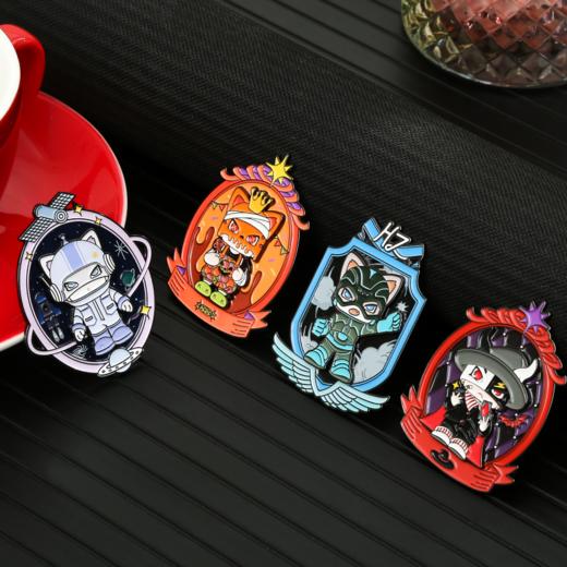 【BAOBAO】 COS SHOW 系列双层双扣金属徽章 商品图3