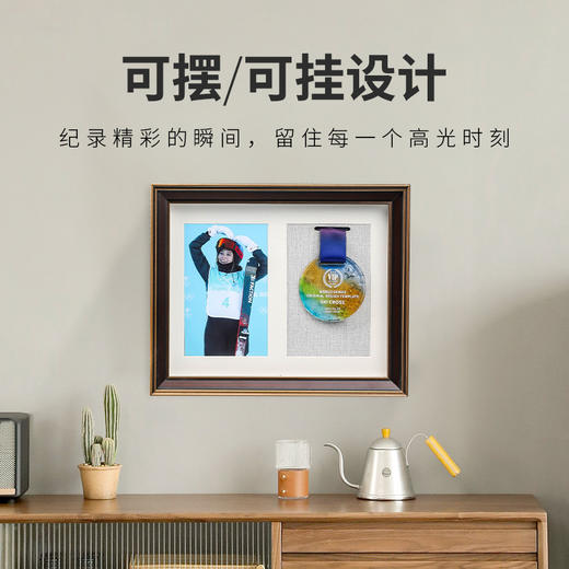 水晶奖牌定制订做马拉松篮球足球比赛金属奖章荣誉证书展示框摆台 商品图4