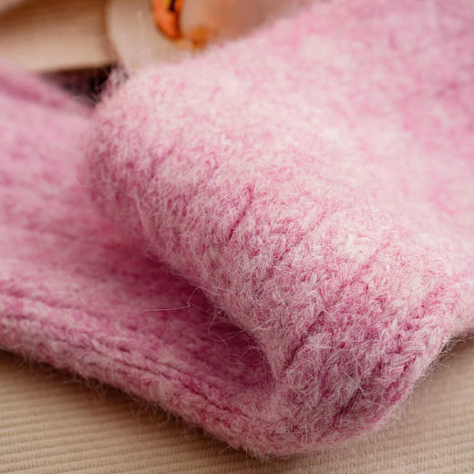 女士加厚保暖针织围巾（含绵羊毛） 商品图9