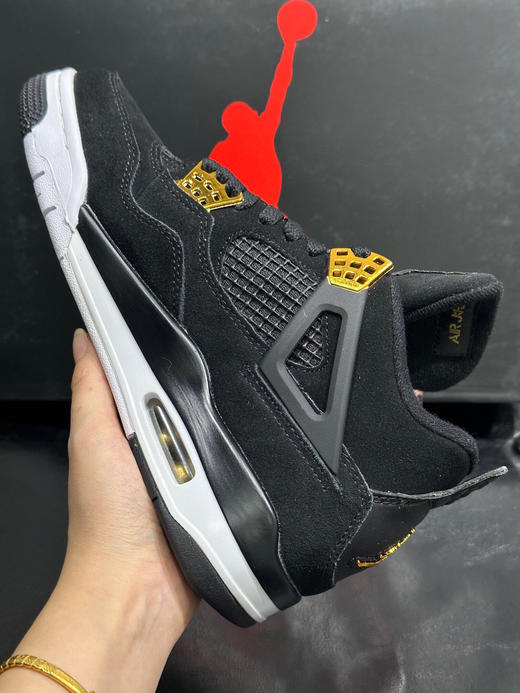 秋冬特惠💰530 纯原版本 # Air Jordan 4 黑金 商品图3