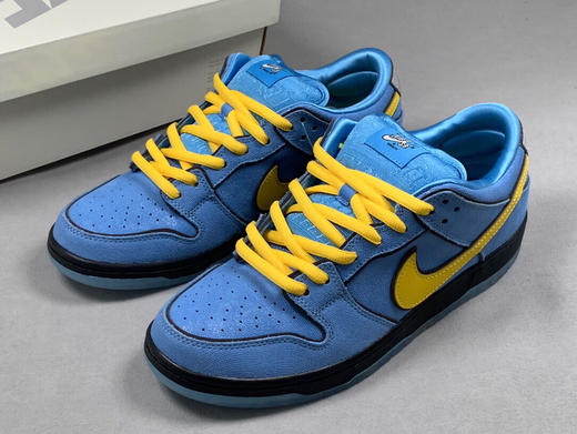 秋冬特惠💰530 纯原版本 市场天花板 The Powerpuff Girls x Nike SB Dunk Low 飞天小女警联名 蓝色泡泡 商品图3