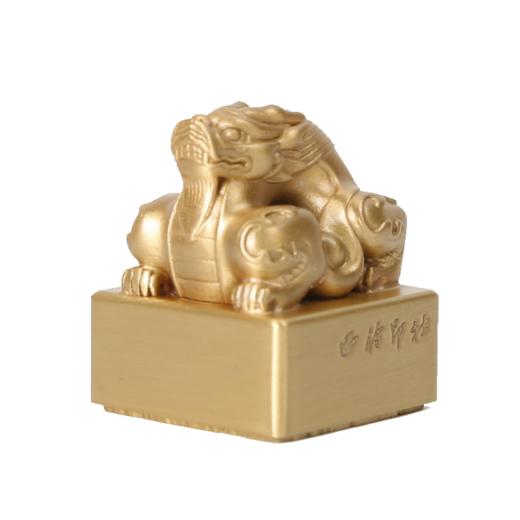 西泠印社·龙腾瑞气生肖龙铜印章×中国邮政限量纪念册2024年特种邮票艺术欣赏送礼礼盒含收藏证书 商品图4