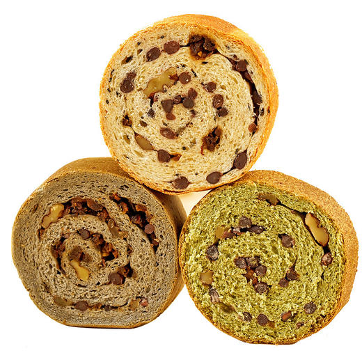 「三味果仁！全麦面包」全麦黑芝麻果仁车轮面包约60g/枚零食品 商品图4