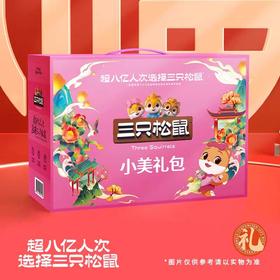 三只松鼠新款小美礼包袋装坚果礼1821g春节礼品团购送礼节日礼盒