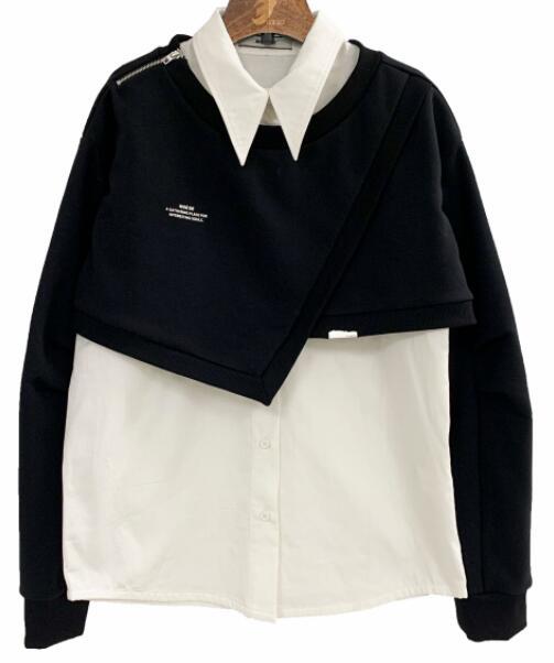 假两件套头衫 商品图0