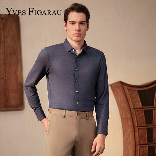 YvesFigarau伊夫·费嘉罗休闲长袖衬衫962305 商品图0