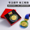 水晶奖牌挂牌定制订做高档创意奖杯篮球足球比赛荣誉金属纪念奖章 商品缩略图3
