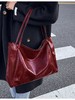 流行复古【大容量手提单肩托特包】腋下女包 简约休闲 软皮包包 商品缩略图1