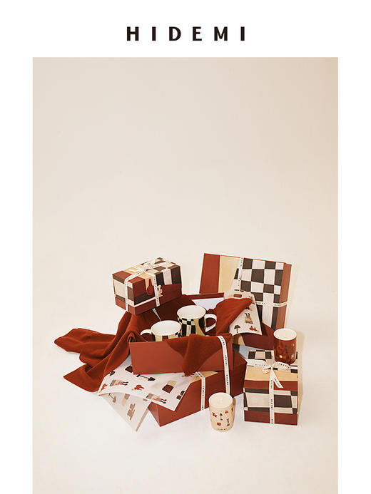 HIDEMI 节日系列“红色的房间”手绘印花限定多用式设计感可拆卸木质手柄手提包 商品图3