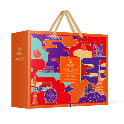 集味轩  坚果礼盒  炒货干果果干混合礼盒  心意坚果礼2032g 商品图2