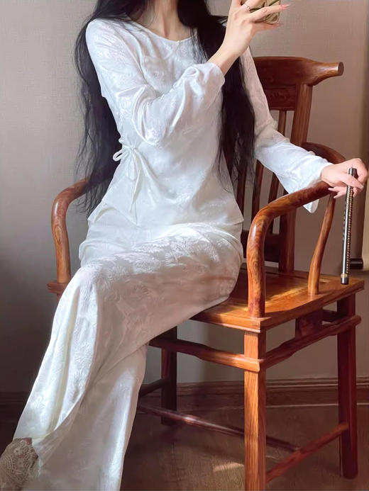 裁缝学苑AX148复古中国风家居服纸样女装中式套装圆领斜襟样衣 商品图2