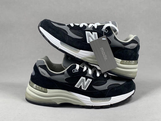 秋冬特惠💰430 纯原版本 # New Balance NB Made In USA M992系列 nb992 黑色 商品图5