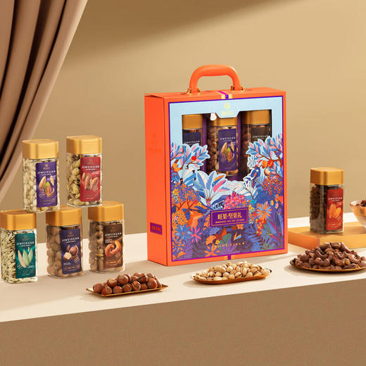 集味轩  坚果礼盒  炒货干果果干混合礼盒  旺果坚果礼1166g 商品图3