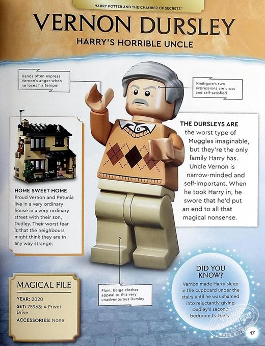【中商原版】乐高哈利波特人物百科全书 哈利波特乐高书 LEGO Harry Potter Character Encyclopedia 英文原版 商品图7