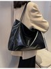流行复古【大容量手提单肩托特包】腋下女包 简约休闲 软皮包包 商品缩略图2