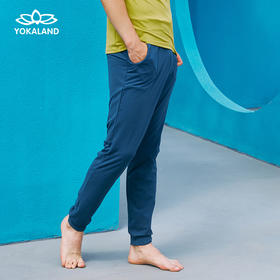 YOKALAND/优卡莲运动EPM055长裤抽绳口袋束脚休闲健身运动裤男