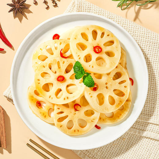小胡鸭 香辣卤味脆藕片308g 休闲零食 商品图1