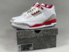 秋冬特惠💰620 莞产纯原 # 乔3 Air Jordan 3 Retro "Cardinal Red" 白酒红 红雀配色 商品缩略图7