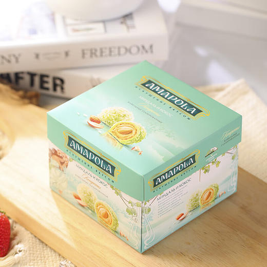 俄罗斯爱比可酥球扁桃仁椰蓉/榛子香草味糖果100g 每天一块愉悦享受 152511/152512 商品图2