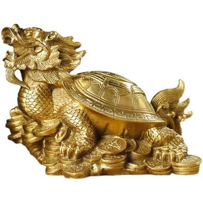 慈元阁定制黄铜龙龟摆件家居办公室装饰门店开业礼品 商品图4