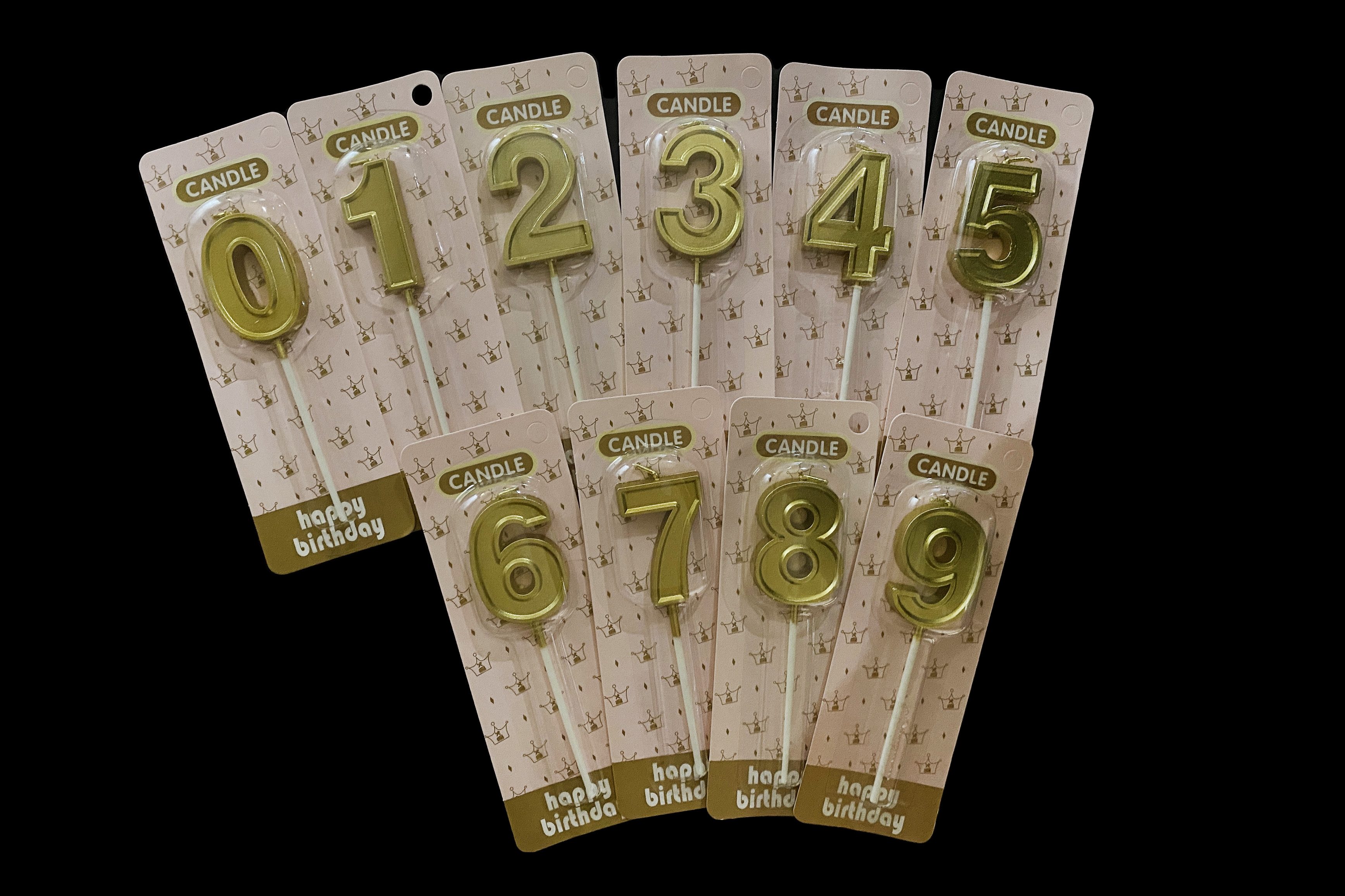 数字生日蜡烛