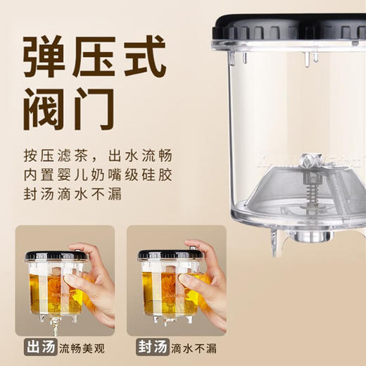金灶杯TP-200飘逸大容量耐热玻璃茶壶过滤泡茶壶冲茶器 商品图2