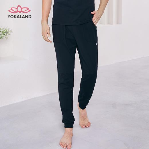 YOKALAND/优卡莲运动EPM055长裤抽绳口袋束脚休闲健身运动裤男 商品图1