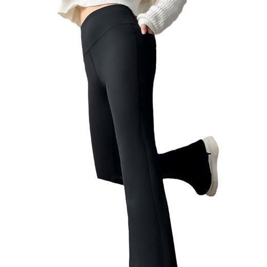 「加绒保暖款」 加绒微喇鲨鱼裤 秋冬后口袋喇叭裤芭比裤 收腹紧身打底裤女秋冬款可外穿鲨鱼裤加绒加厚下装 商品图5