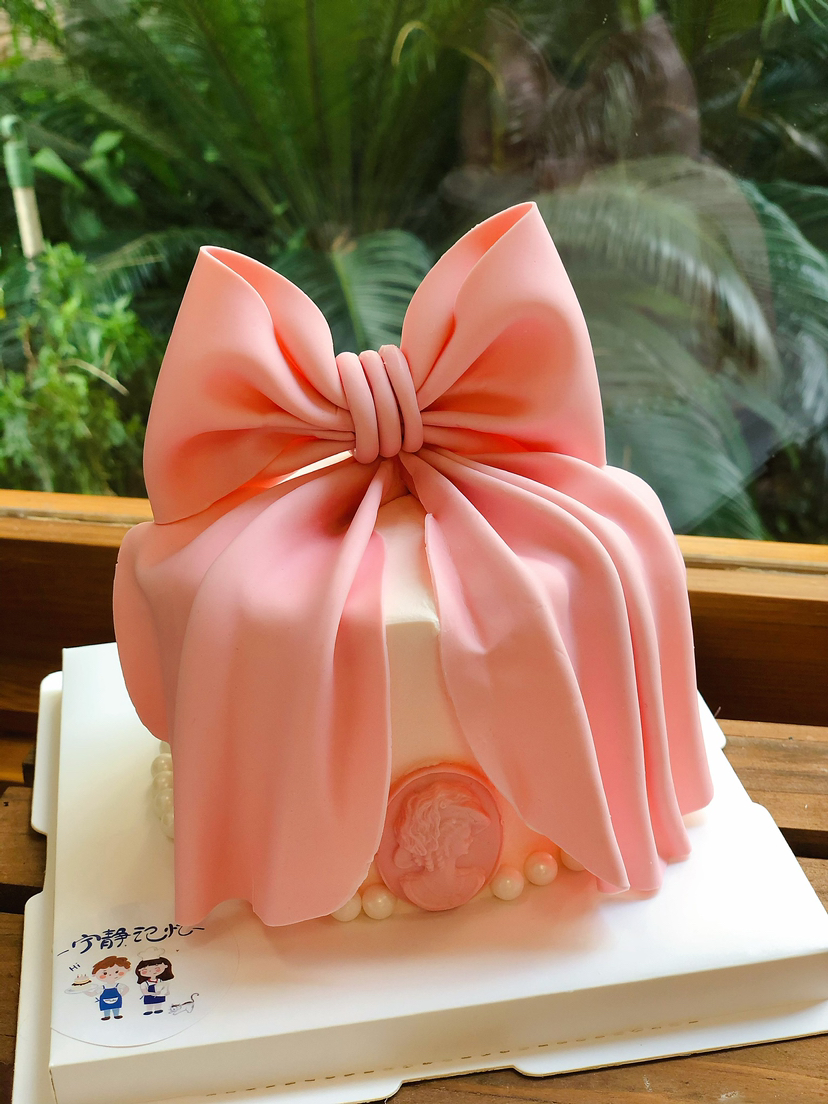 四寸蝴蝶结奶油蛋糕 下单前请仔细阅读商品详情