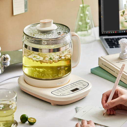 【小程序】小熊(Bear)养生壶 煮茶器烧水壶煮茶壶 1.5L多功能恒温水壶电水壶恒温电热水壶保温花茶壶 YSH-D15T6 商品图6