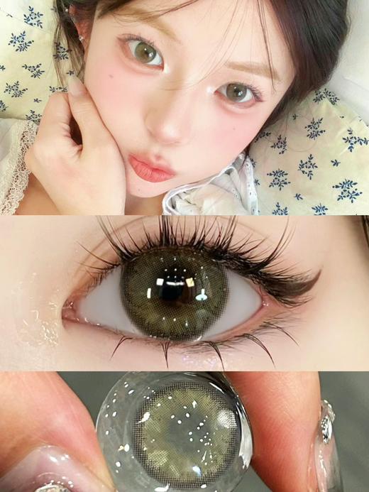 leenscolor 一颗橄榄 绿 14.0mm 年抛 含硅水凝胶 商品图5