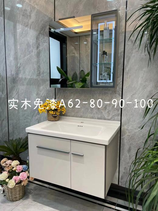 HT浴室柜 A62-100 配48陶瓷盆 商品图0