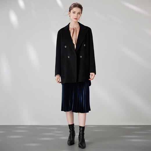 EITIE爱特爱春季新款气质大气大衣外套女7314003 商品图7