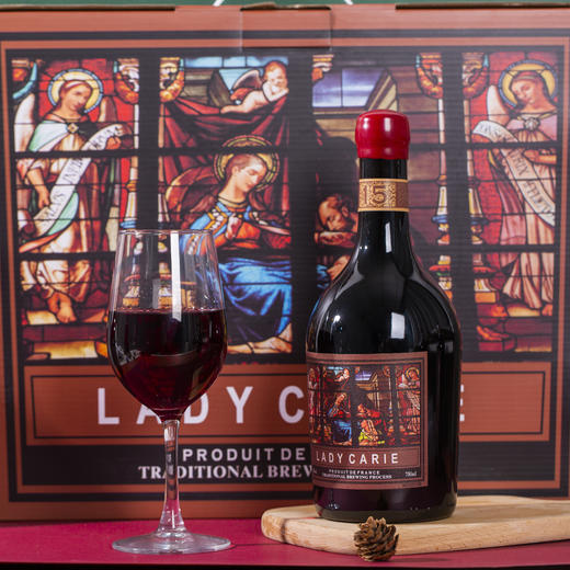 法国 卡尔夫人·拉米德干红葡萄酒 巴黎圣母院珍藏版 15vol% 蜡封珍藏 860周年纪念款 750ml*4瓶/箱 商品图2