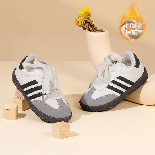 【保暖加绒❗️巴布豆儿童童鞋】百搭软底德训鞋，冬季新款加绒加厚保暖 男女童宝宝鞋棉鞋德训鞋 跑跳无压力马年送礼新年礼盒年货礼盒新年礼盒年货礼盒 商品图4