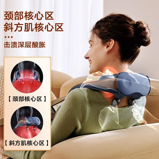 SKG颈椎按摩器按摩仪颈部脖子肩颈护颈仪物理揉捏斜方肌腿腰背部热敷新年圣诞节礼品送男女生父母礼物 【力度升级多部位揉捏】肩颈按摩仪 H7豪华款 商品图2