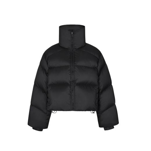 NUTH “蓬松3D”｜黑色短款立领宽松百搭羽绒服女冬季 商品图6