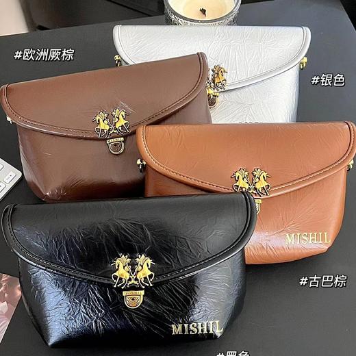 MISHIL全皮信封包/MISHIL全真皮配肩带饺子包 商品图0