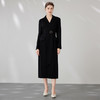 EITIE爱特爱冬新款大气优雅时尚通勤收腰显瘦黑色连衣裙7207912 商品缩略图6