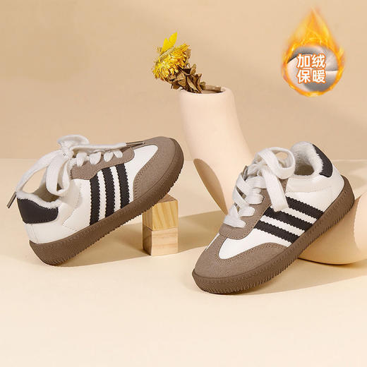 【保暖加绒❗️巴布豆儿童童鞋】百搭软底德训鞋，冬季新款加绒加厚保暖 男女童宝宝鞋棉鞋德训鞋 跑跳无压力马年送礼新年礼盒年货礼盒新年礼盒年货礼盒 商品图3