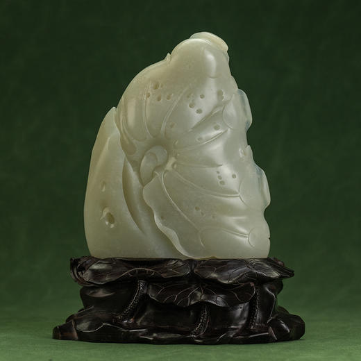 和田玉雕和合二仙山子摆件 商品图4