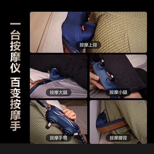 SKG颈椎按摩器按摩仪颈部脖子肩颈护颈仪物理揉捏斜方肌腿腰背部热敷新年圣诞节礼品送男女生父母礼物 【力度升级多部位揉捏】肩颈按摩仪 H7豪华款 商品图5