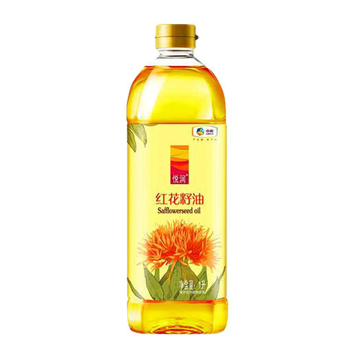 悦润红花籽油礼盒1L*2 商品图1