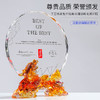 水晶奖杯定制定做创意光荣退休退伍纪念公司送单位员工感谢牌教师 商品缩略图4