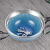 子佩集S990银蓝釉茶具【JLCB003】金鱼茶杯摆件2312 商品缩略图0