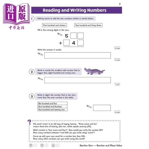 预售 【中商原版】英国CGP KS2 Maths Targeted Question Book: Challenging Maths - Year 3 Stretch 商品图4