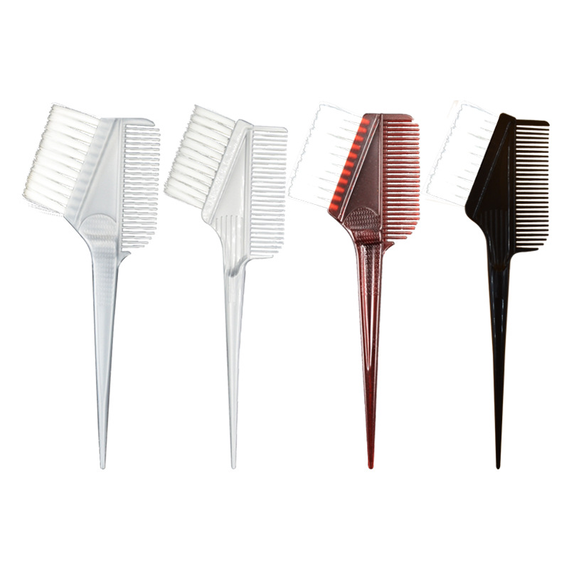 白尖毛染发 双面软毛美发染发刷